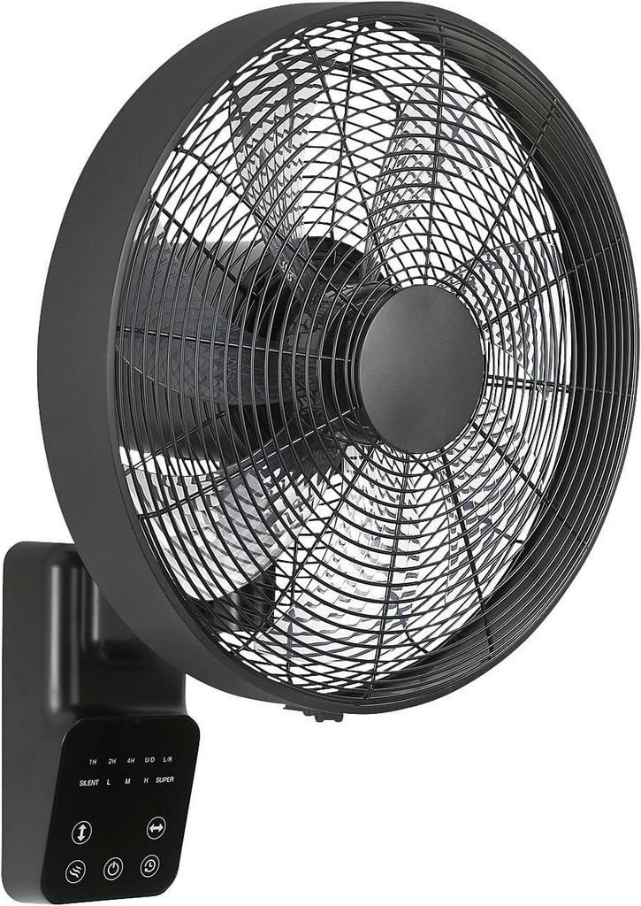 Wandventilator Airos Eco Design Wall II Schwarz