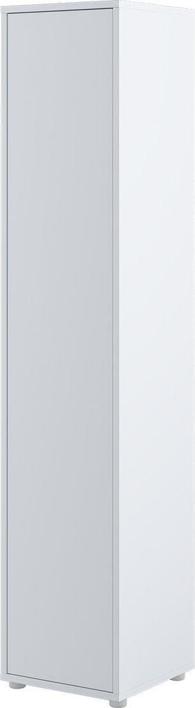 MEBLINI Schrank für Schrankbett Bed Concept - Hochschrank mit Regalen - BC-21 - Weiß Matt