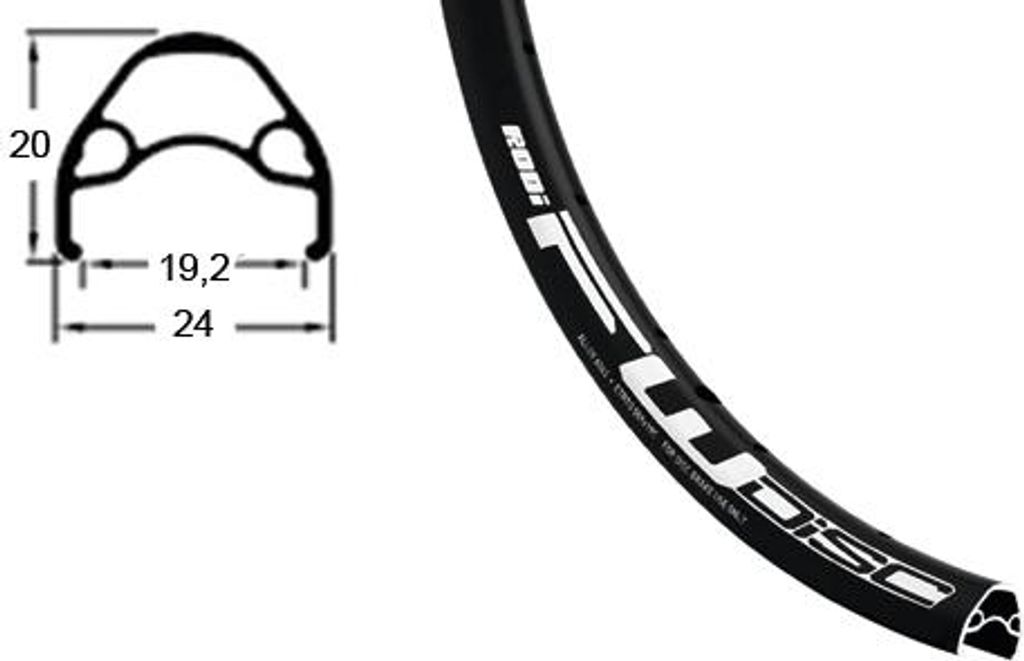 Rodi Radsport Rodi Felge vorne Disc Rodi Felgen vorne Disc 19-622 SW 36l