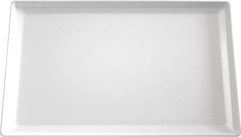 APS 83923 Tablett GN 1/1 FLOAT, 53 x 32,5 cm, Höhe 3 cm, Melamin, weiß