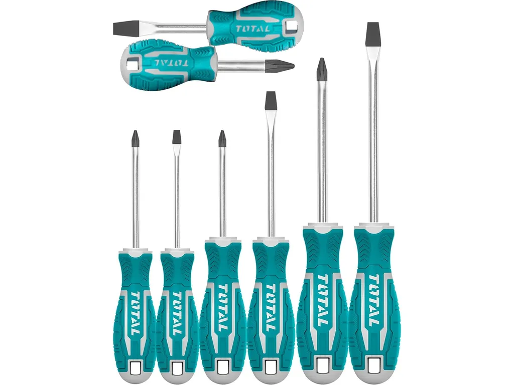 Cacciavite Totale THT250608 Cacciavite, set da 8