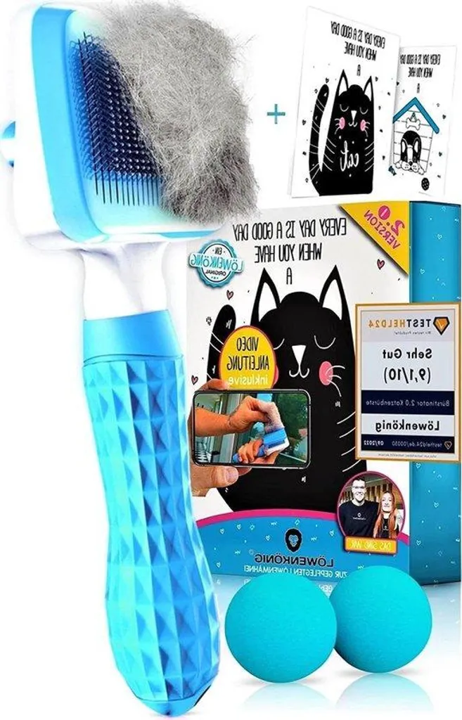 Dites Adieu aux Poils Partout avec la Grande Brosse Chien Autonettoyante