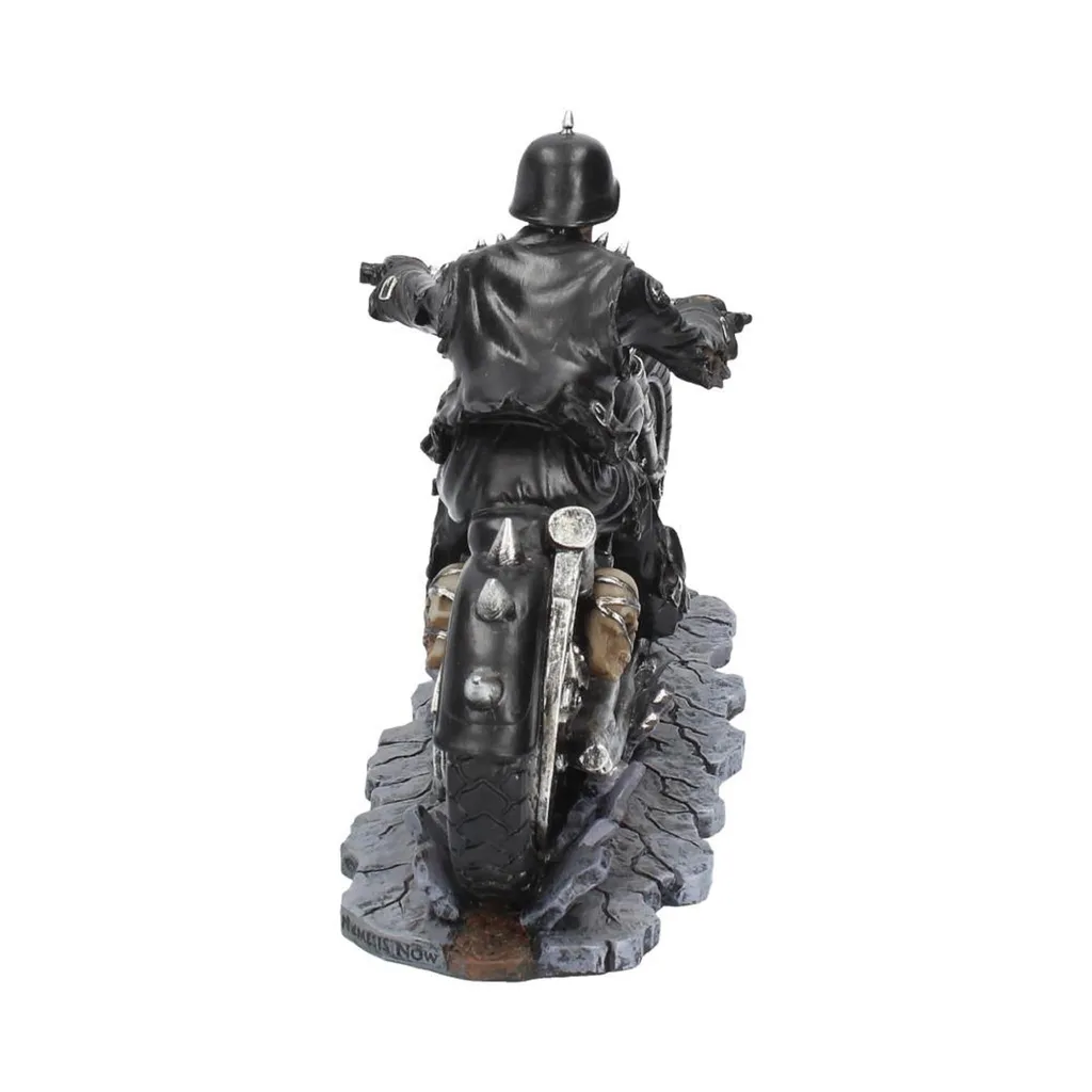 Figurine Squelette Biker L'enfer sur l'Autoroute Déco Rock 20cm - 5