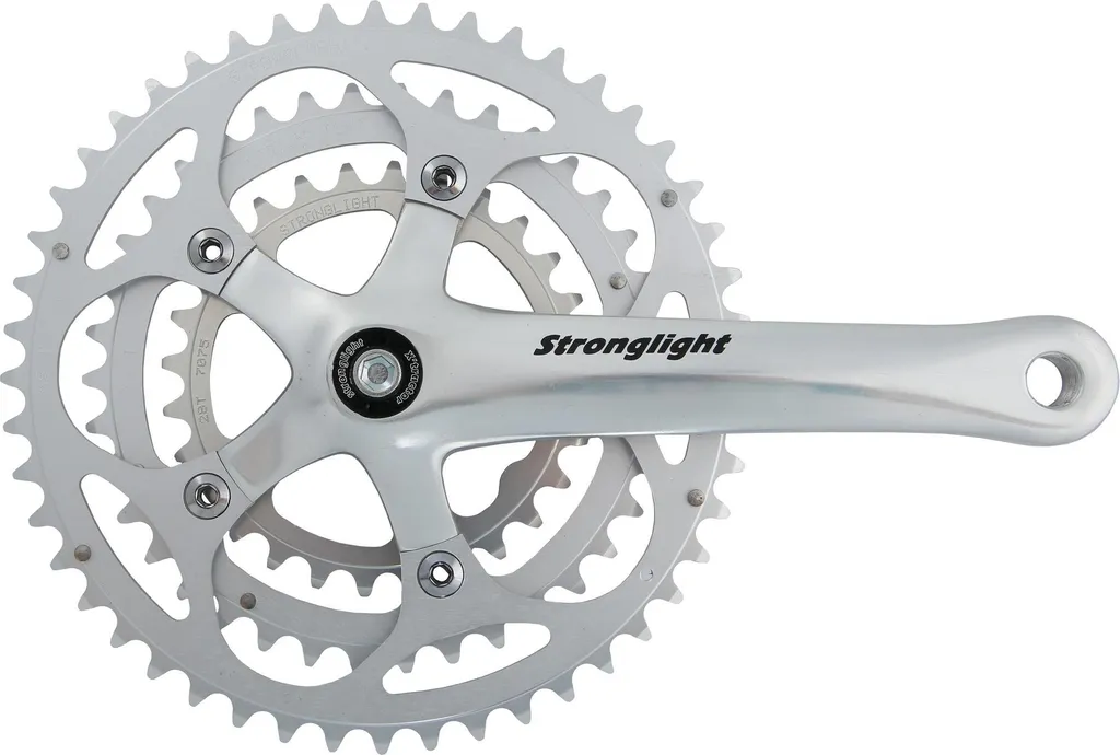 Pédalier Stronglight Impact 170mm Argent : Éliminez la Fatigue en Côte