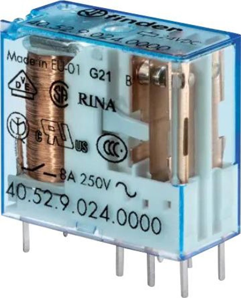 Finder Steck-/Printrelais 40.52.9.024.0000 2W 8A 24VDC