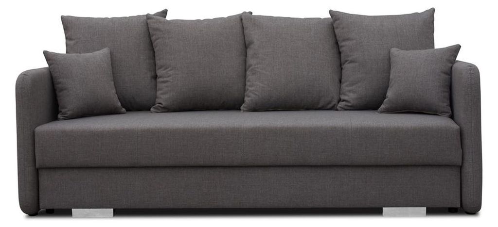 Schlafsofa Stoff 3 Sitz Sofa Couch Textil Polster Neu Garnitur Bettfunktion