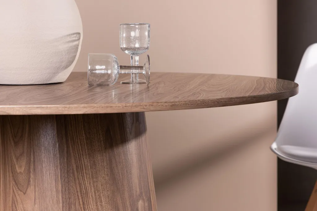 Table à manger Lanzo Ø120cm pour repas de famille et petit espace - 9