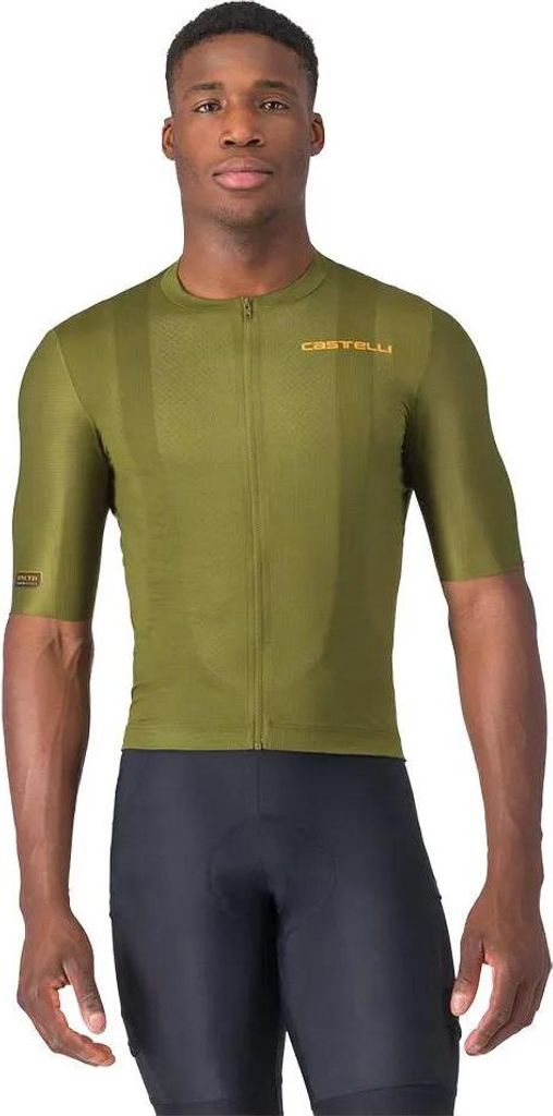 Castelli Unlimited Entrata 3 Kurzarm-radtrikot Grün L Herren Grün L