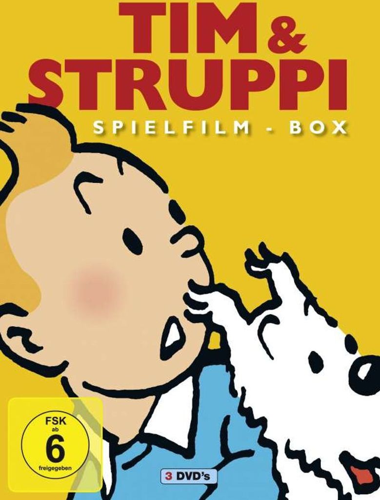 Tim & Struppi Spielfilm Box (Jumbo Amaray) Obrázok produktu 