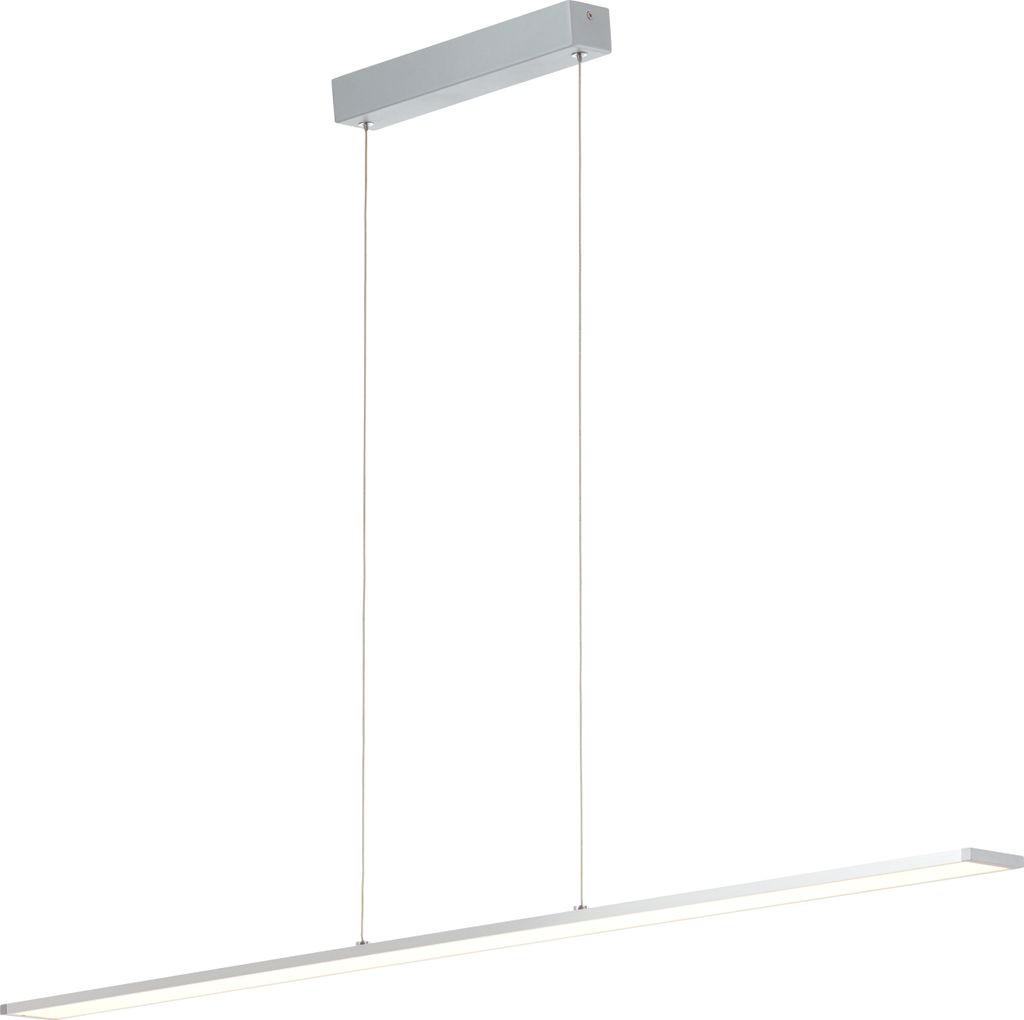 BRILLIANT LED Hängelampe ENTRANCE | dekorative Pendelleuchte mit kürzbaren Kabel | in der Höhe einstellbar mit EasyDim: Dimmen mit Lichtschalter | Metall/Kunststoff | 22 W 2200 Lumen 3000 Kelvin