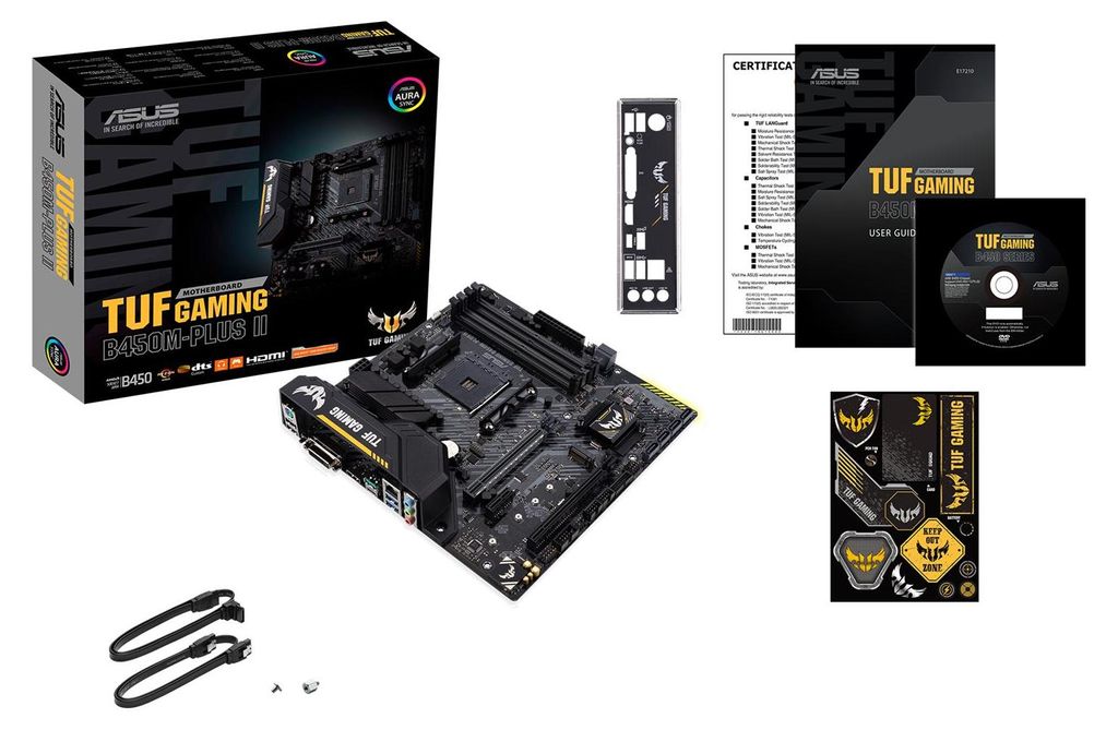 ASUS TUF Gaming B450M-Plus II, AMD, Socket AM4, AMD Ryzen Zdjęcie produktu 