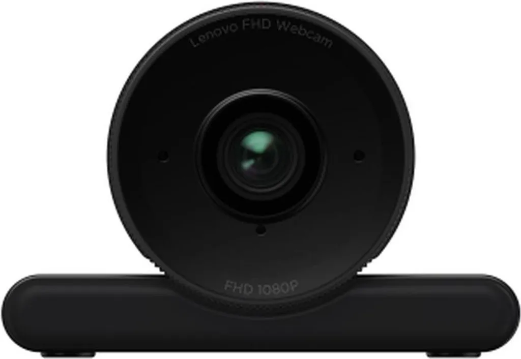 Webcam 1080p Lenovo avec microphone intégré pour le télétravail