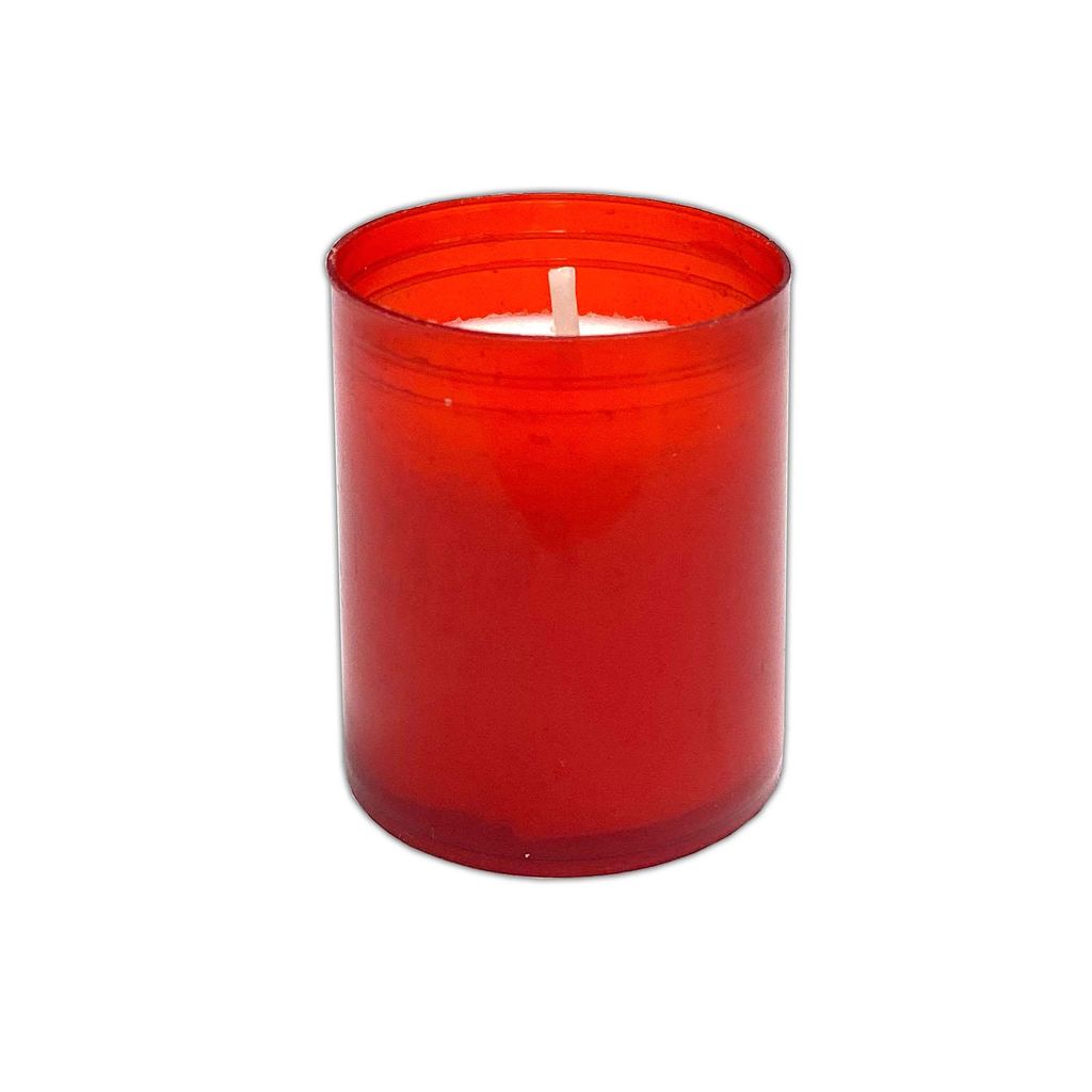 20er Set Grablicht Rot Grabkerze Kleine Friedhofskerzen