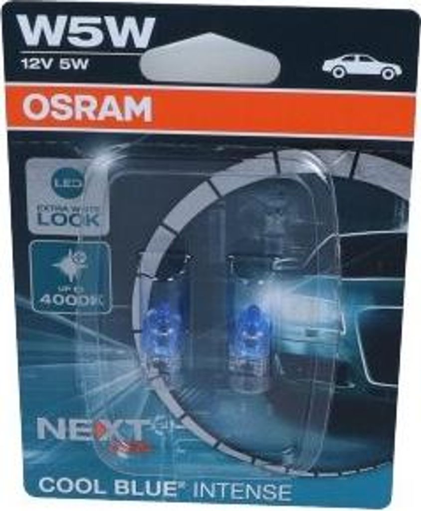 OSRAM COOL BLUE INTENSE NextGen. W5W W2.1x9.5d 12V/5W Immagine del prodotto 