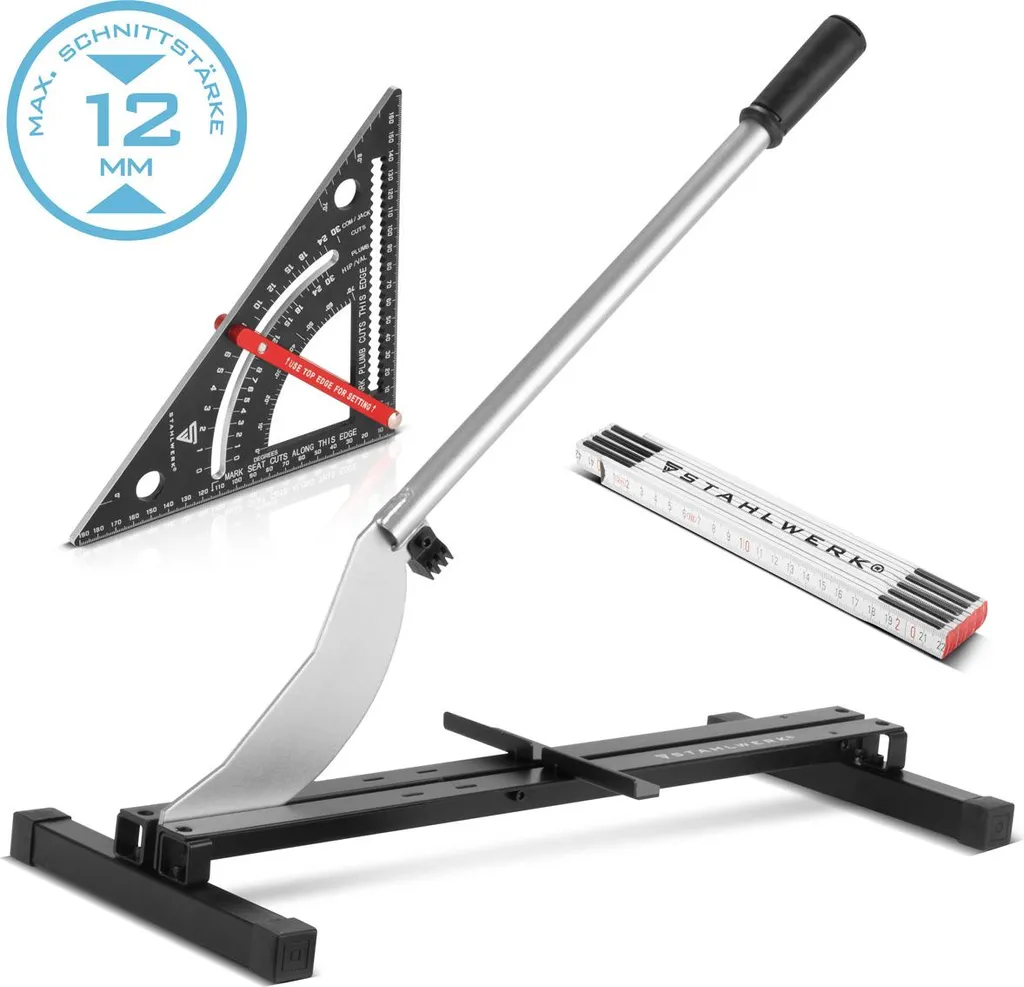 Taglierina Laminato STAHLWERK 210mm Set Professionale con Angolo