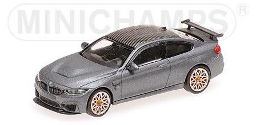 Minichamps 1:87 BMW M4 GTS - 2016 - matt grey/orange wheels