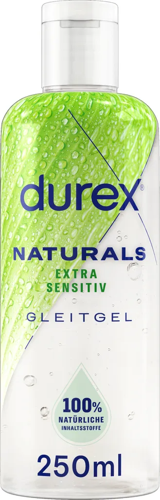Acquista Durex Naturals 250ml: Lubrificante Intimo a Base d'Acqua Top