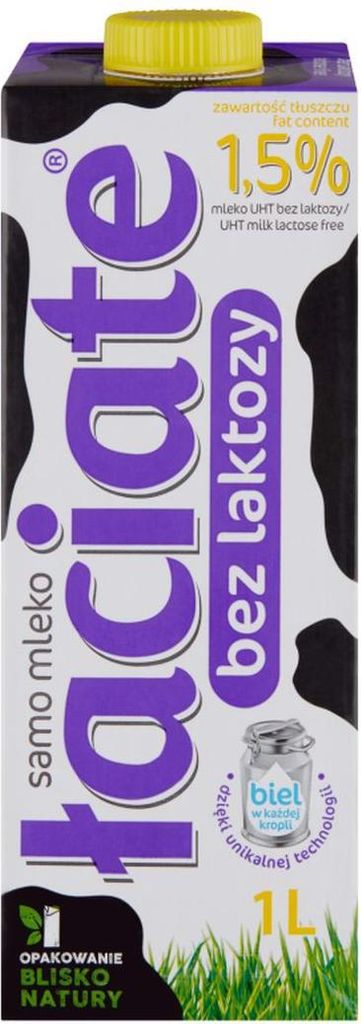 Łaciate Milk Uht Bez Laktozy 1,5 % 1 L Obrázok produktu 