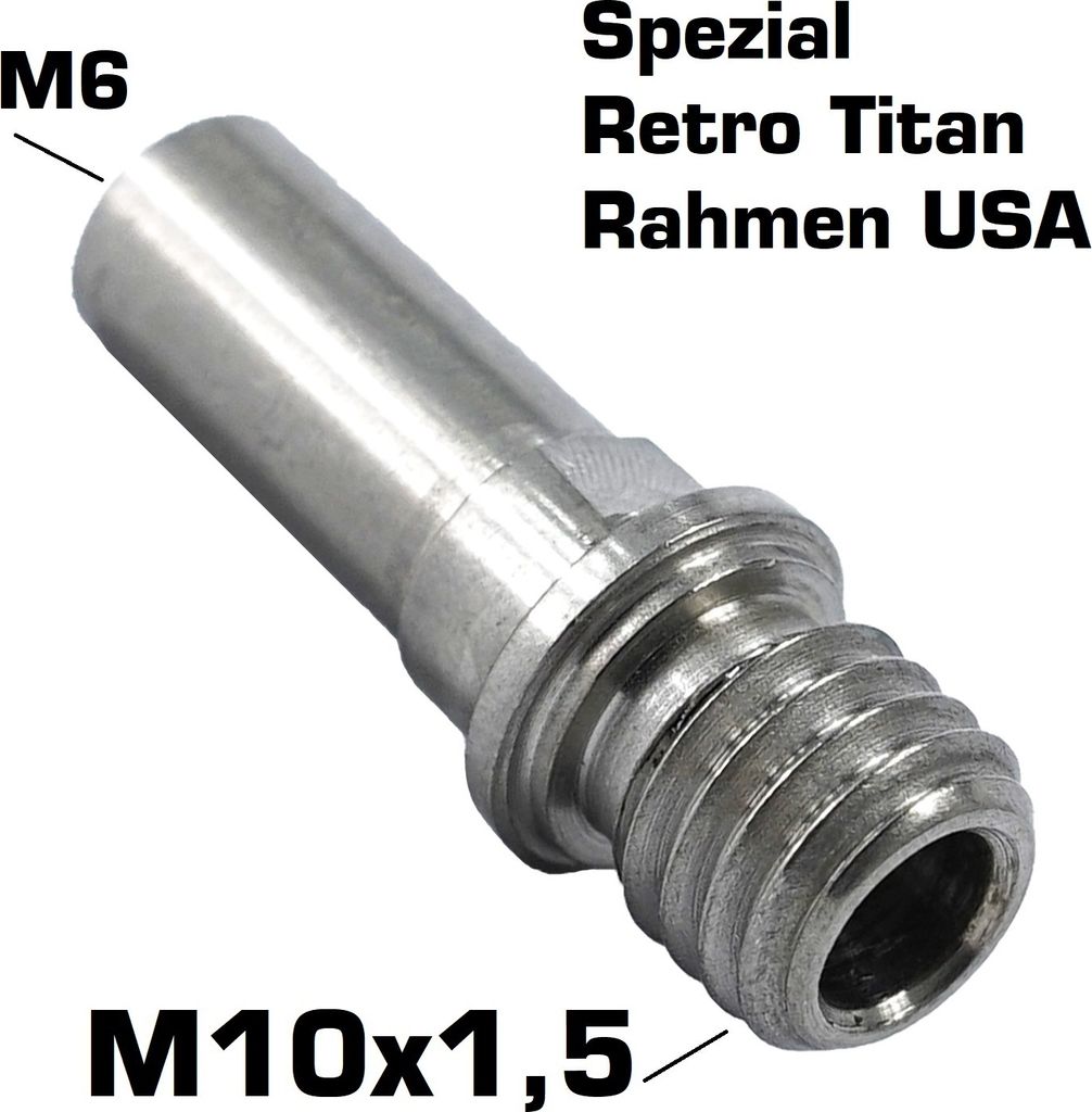 Titan M10x1,5 Cantisockel metrisch Moots Produktbild 