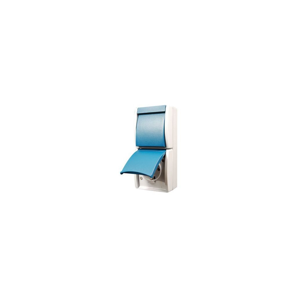 BUSCH-JAEGER Kombination Steckd/Schalt ocean Wechs AP Produktbild 