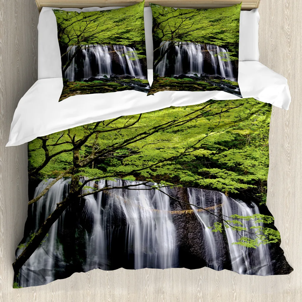 Copripiumino ABAKUHAUS Waterfall 155x220: Comfort Anti-Acaro e Design