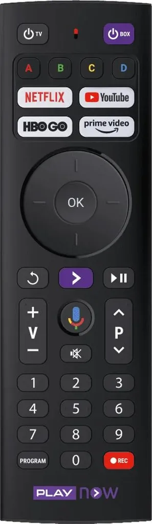 Télécommande RC426 Play TV BOX Touches Silencieuses et Design Ergonomique