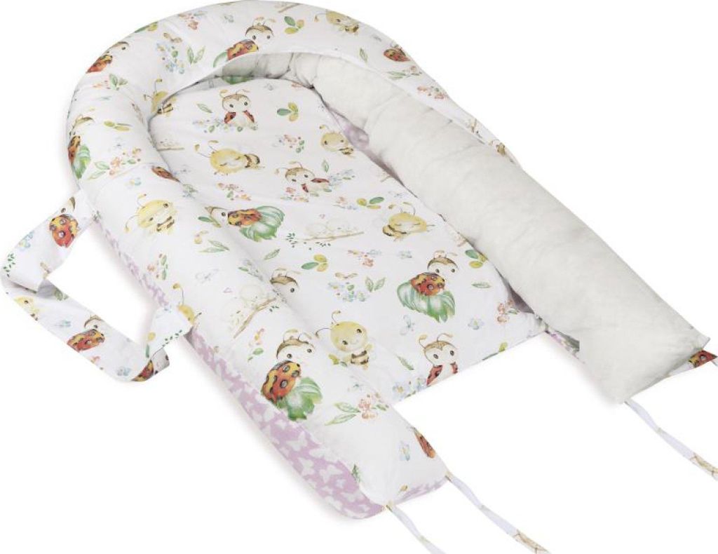 Babynestchen - 30x70 cm - Grün,Rot,Weiß Produktbild 