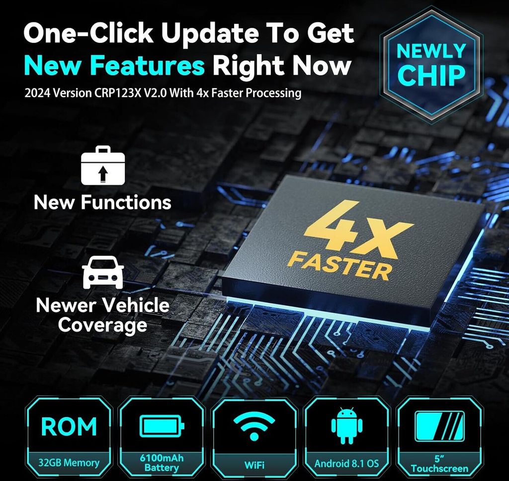 Launch CRP123X V2.0 OBD2 Scanner Professioneller Produktbild 5