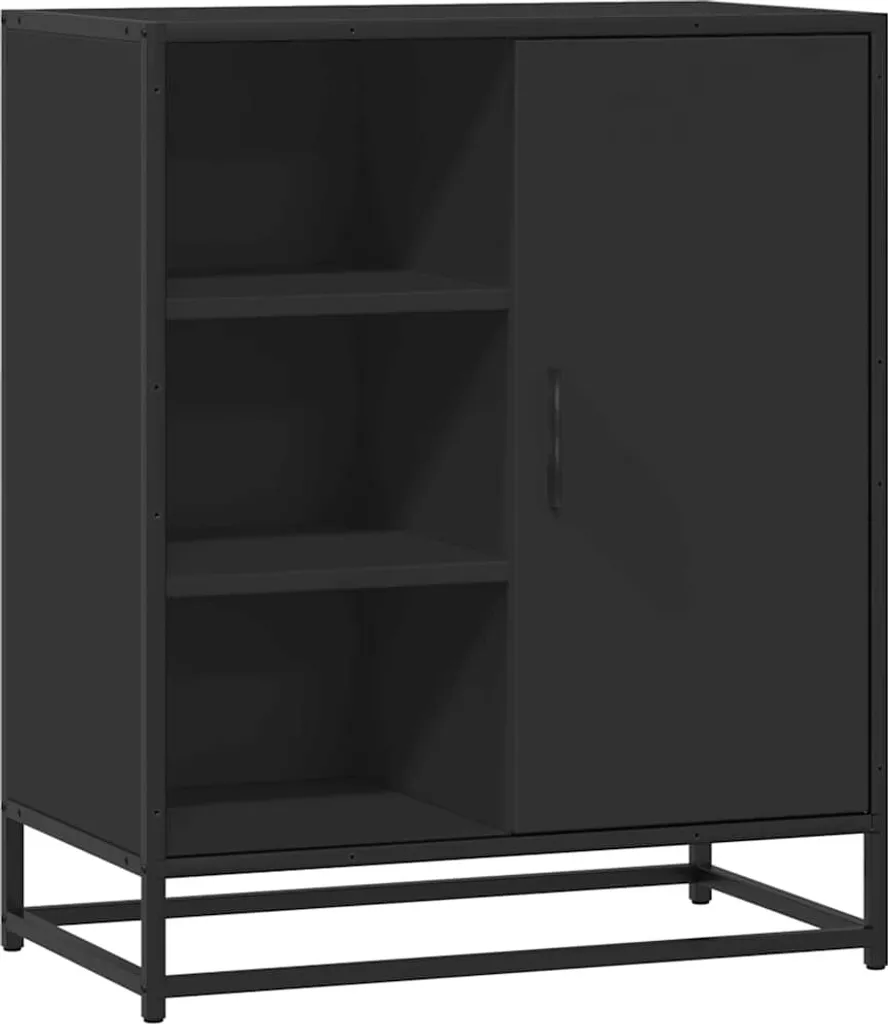 SYFAX Credenza Nero 62x35x76 cm in Legno Multistrato | Mobile Design