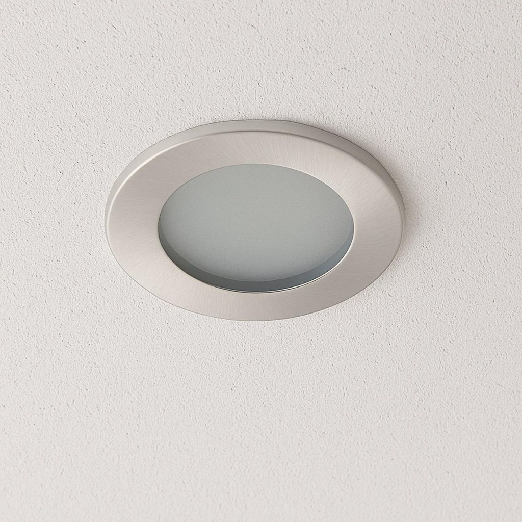 Metall Einbaurahmen GX53 IP44 - eisen-gebürstet Produktbild 