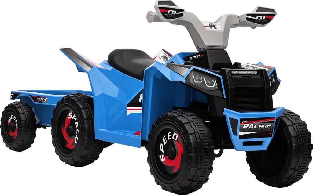 HOMCOM Quad per bambini, quad elettrico per bambini, auto Immagine del prodotto 