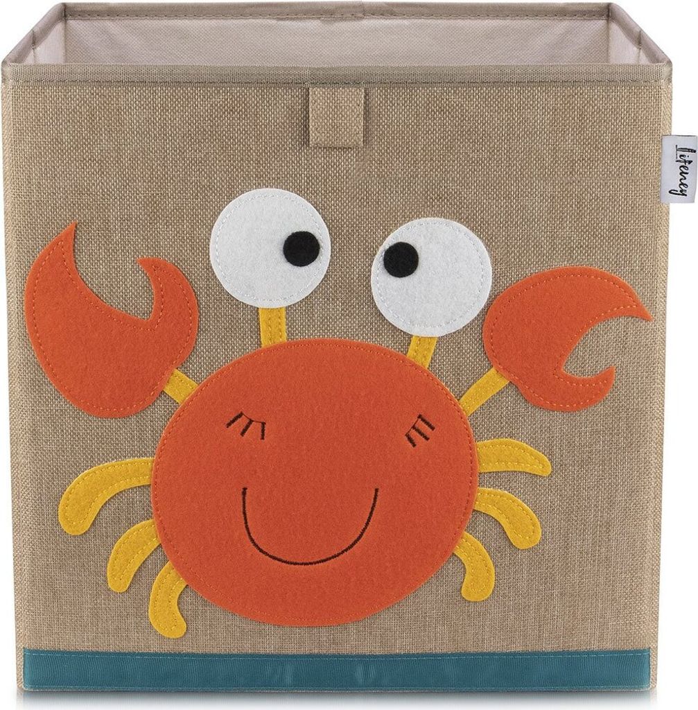 Lifeney Kinder Aufbewahrungsbox I praktische Aufbewahrungsbox für jedes Kinderzimmer I Kinder Spielkiste I Niedliche Spielzeugbox I Korb zur Aufbe...