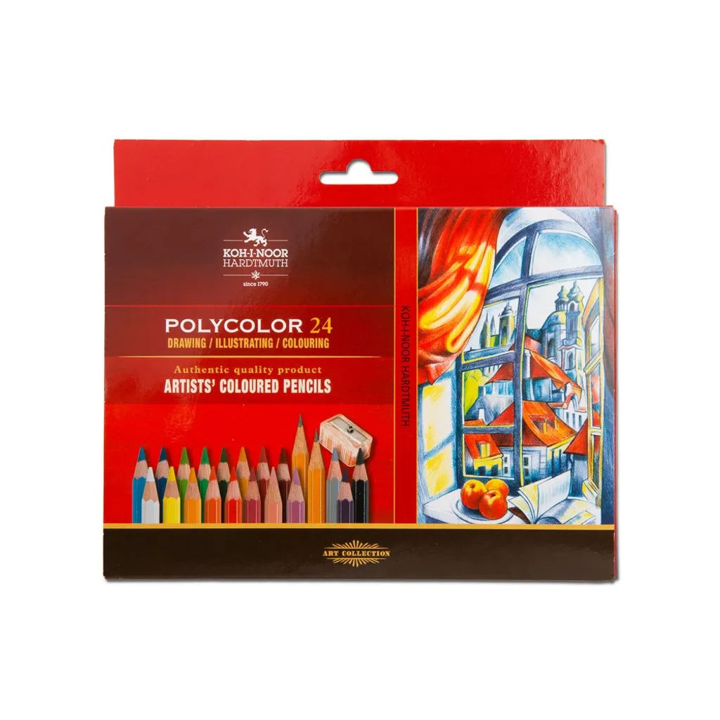 Koh-I-Noor Polycolor 36 Matite Colorate In Scatola Metallica | Assortimento Colori