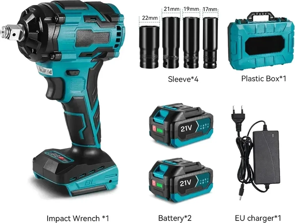 Débloquez tout boulon avec cette clé à chocs sans fil 1000 Nm Brushless