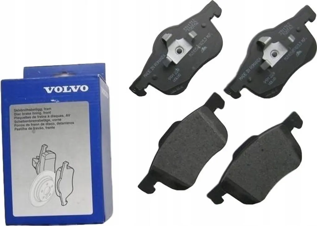 Jeu de Plaquettes de Frein Avant pour Volvo V70 S80 et XC70 Sécurité OEM