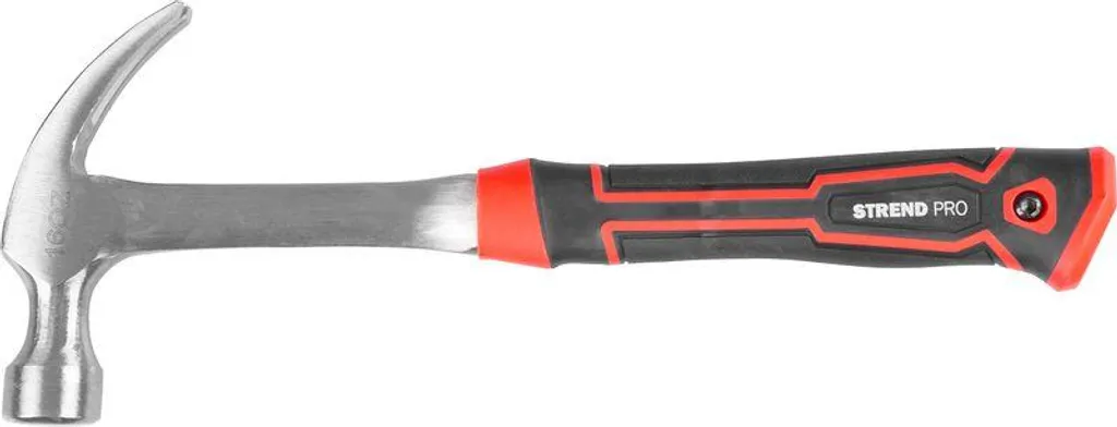 Martello Strend Pro Premium ComfortGrip DL500, 450 g, da calzolaio, manico in metallo, TPR