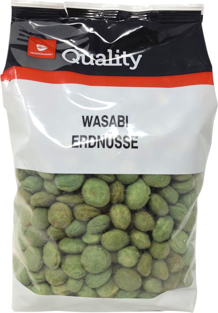 TGQ Wasabi Erdnüsse Teigmantel 1 kg Beutel Snacks Nüsse Bar Produktbild 