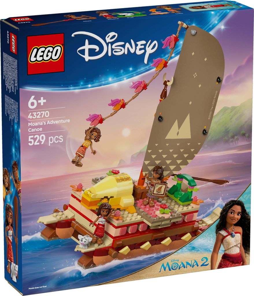 LEGO Disney Princess Vaiana a dobrodružstvo na kanoe, Obrázok produktu 