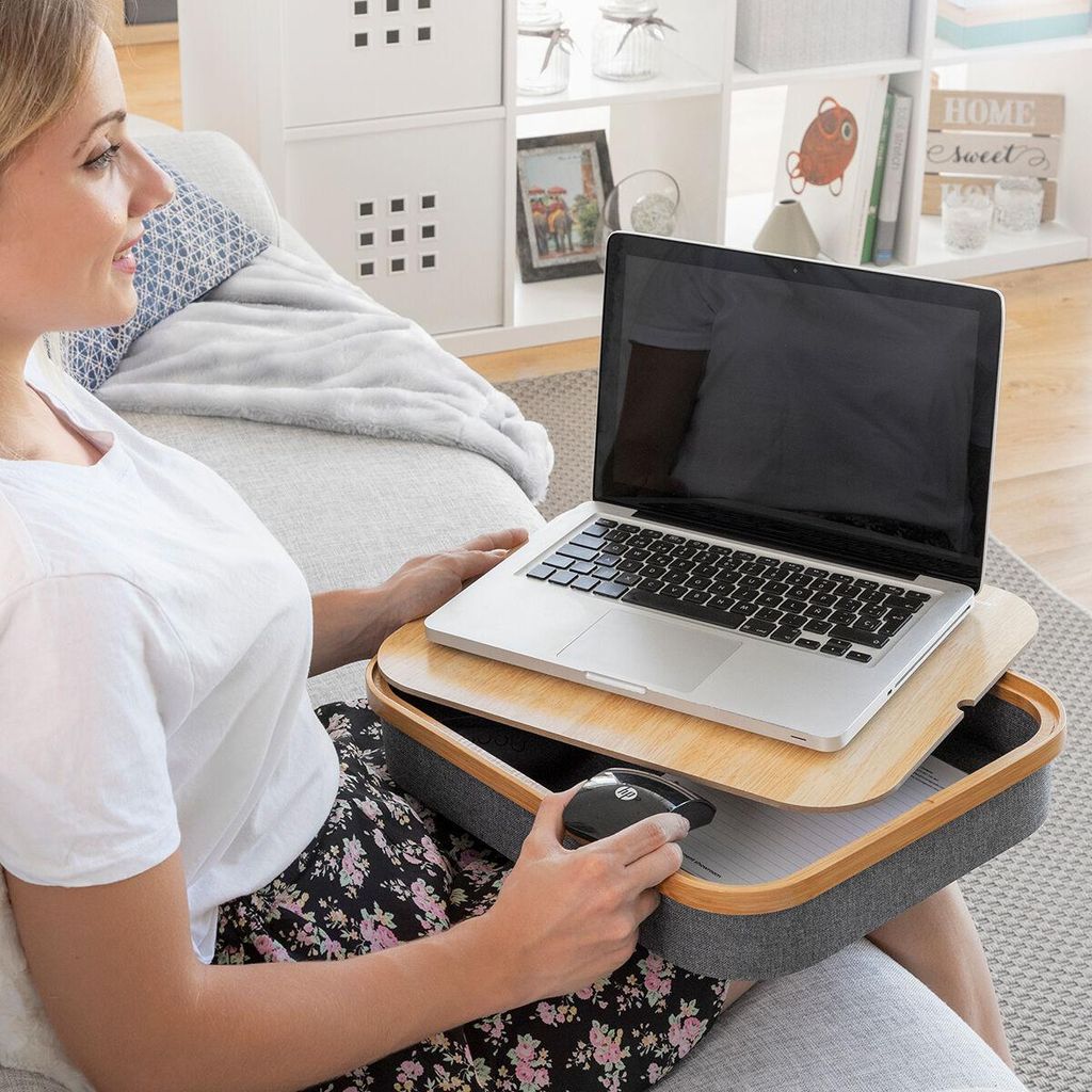 Draagbare laptoponderzetter met opbergvak, Larage Productafbeelding 