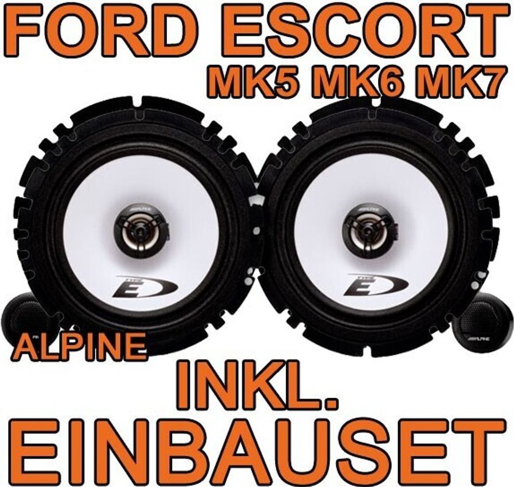 Lautsprecher - Alpine SXE-1350S - 13cm Komposystem für Ford Escort- JUST SOUND best choice for caraudio
