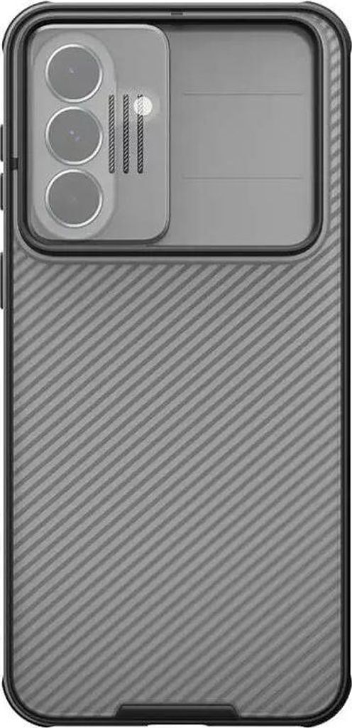 Handyhülle mit Kameraschutz für Galaxy A37, Nillkin CamShield Pro, Durchscheinend mit schwarzen Rahmen