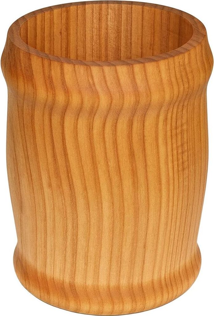 Holzbecher Kirsche ohne Henkel – ökologischer rustikaler Becher