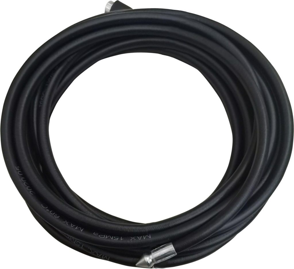 STIER Rohrreinigungsschlauch, 10m, für STIER Hochdruckreiniger SDR-300, hochwertiges M22x1,5 Aluminiumgewinde