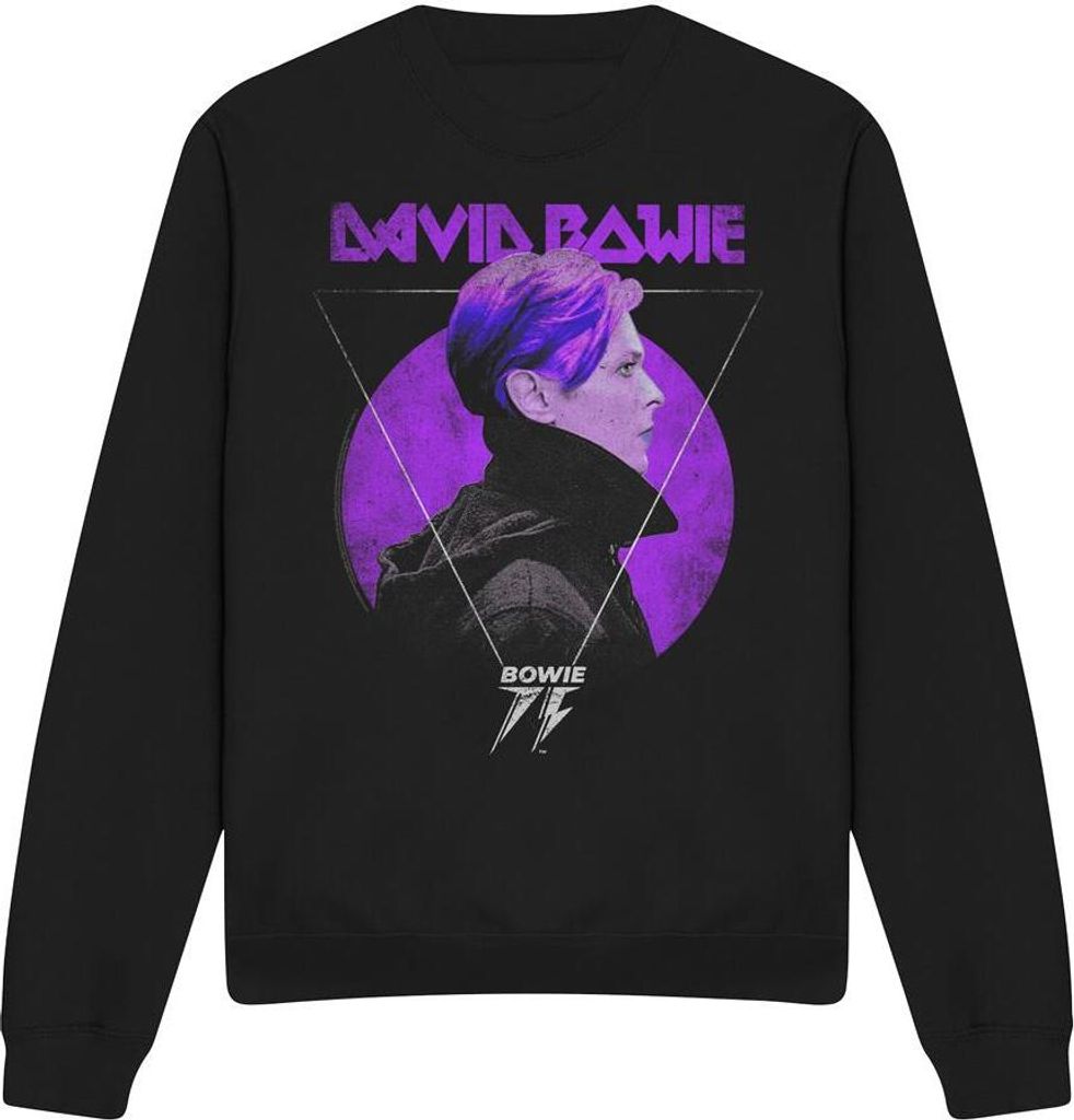 David Bowie - "75" Sweatshirt für Herren/Damen Uni TV11226 (XXL) (Schwarz)