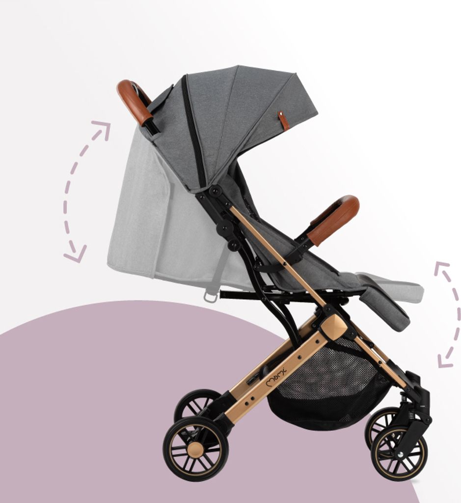 MoMi ESTELLE Buggy Kinderwagen - Leicht, Stoßdämpfung 4 Produktbild 3