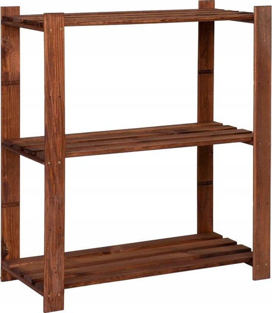 STOLMAK Scaffale Porta Scarpe in Legno di Pino Massello Immagine del prodotto 