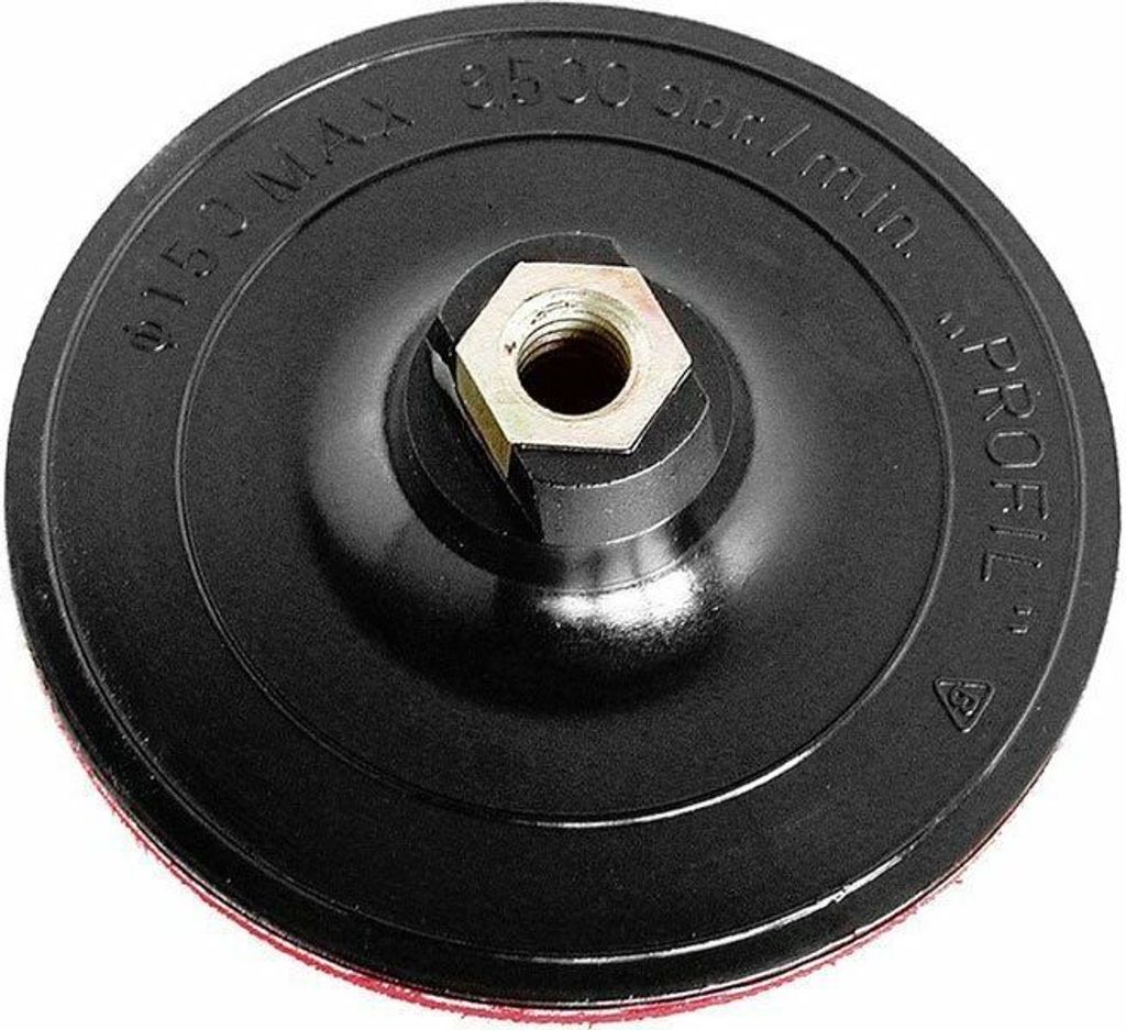 Nosič brusných výseků - M14, suchý zip, Ř150mm