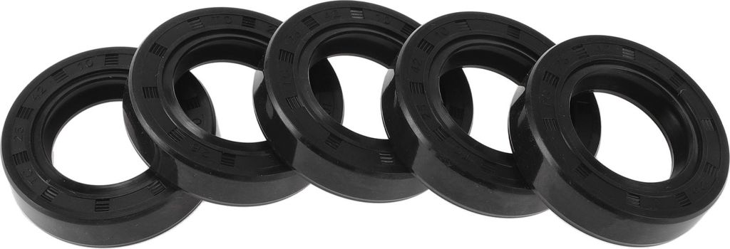 5 Stück Drehwellendichtung Hochdruck-Öldichtung 25x42x10mm Schwarz Nitril 70 Durometer Gummi