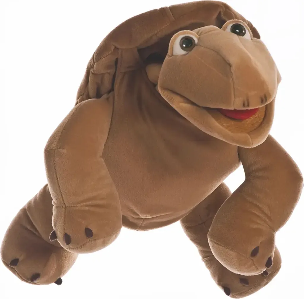 Marionnette tortue Sammy 54 cm pour libérer la parole de l'enfant