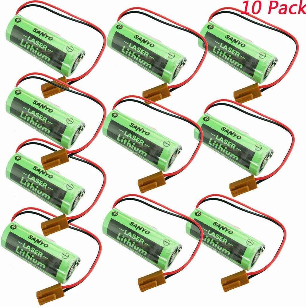 Batterie de Sauvegarde CR17450SE-R 3V 2500mAh pour CNC Fanuc - 10pcs